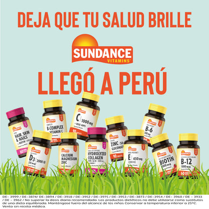 Cabello Piel y Uñas 60 Tabletas Recubiertas 5000mcg
