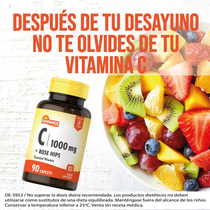Vitamina C 90 Tabletas 1000mg