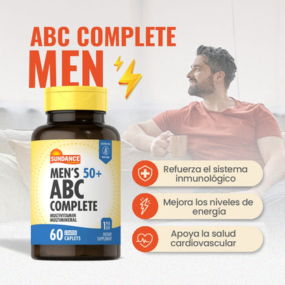 Multivitaminico Completo ABC Para Hombre 60 Tabletas Recubiertas