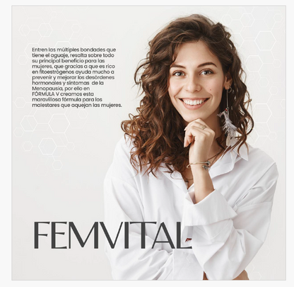 FemVital Aguaje Colageno Magnesio Ácido Fólico Sabor Fresa 1.1 kg
