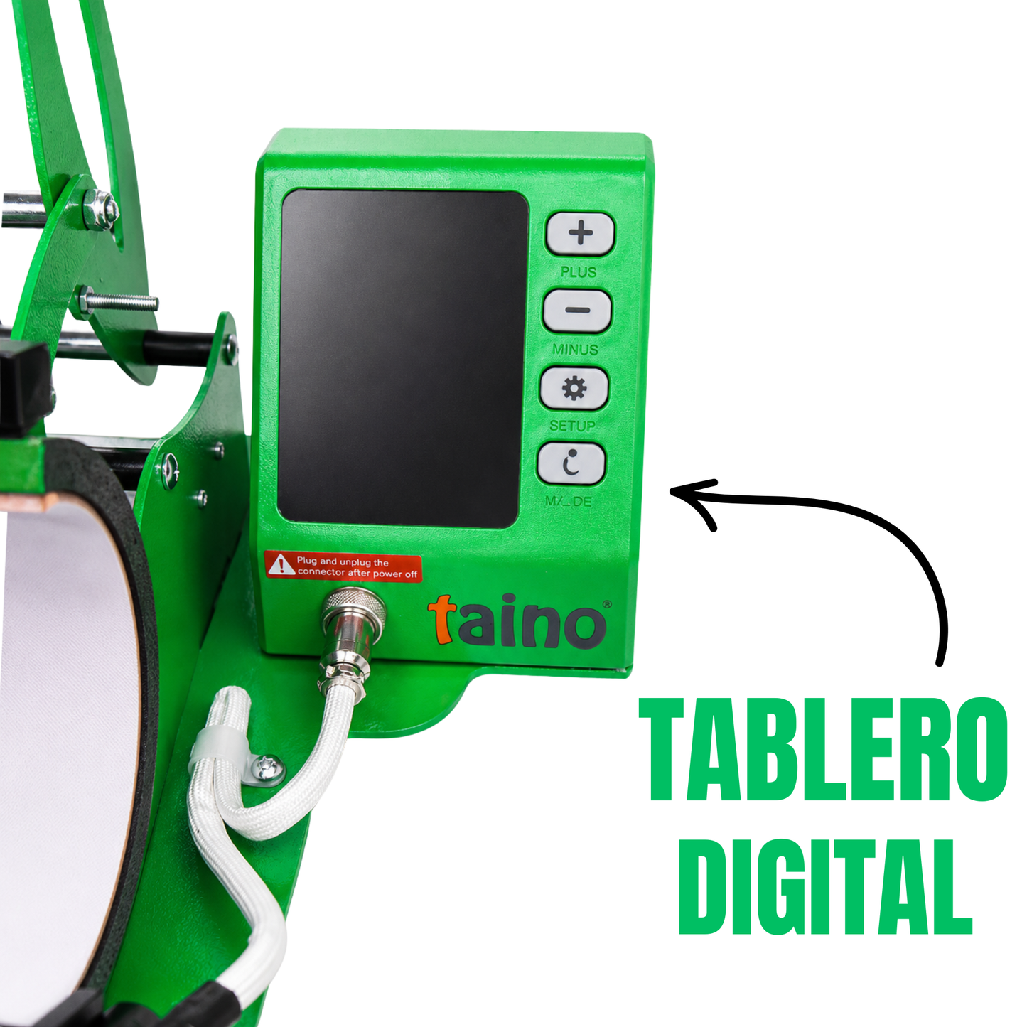 Plancha sublimar tomatodo tazas botellas thermos digital TAINO®