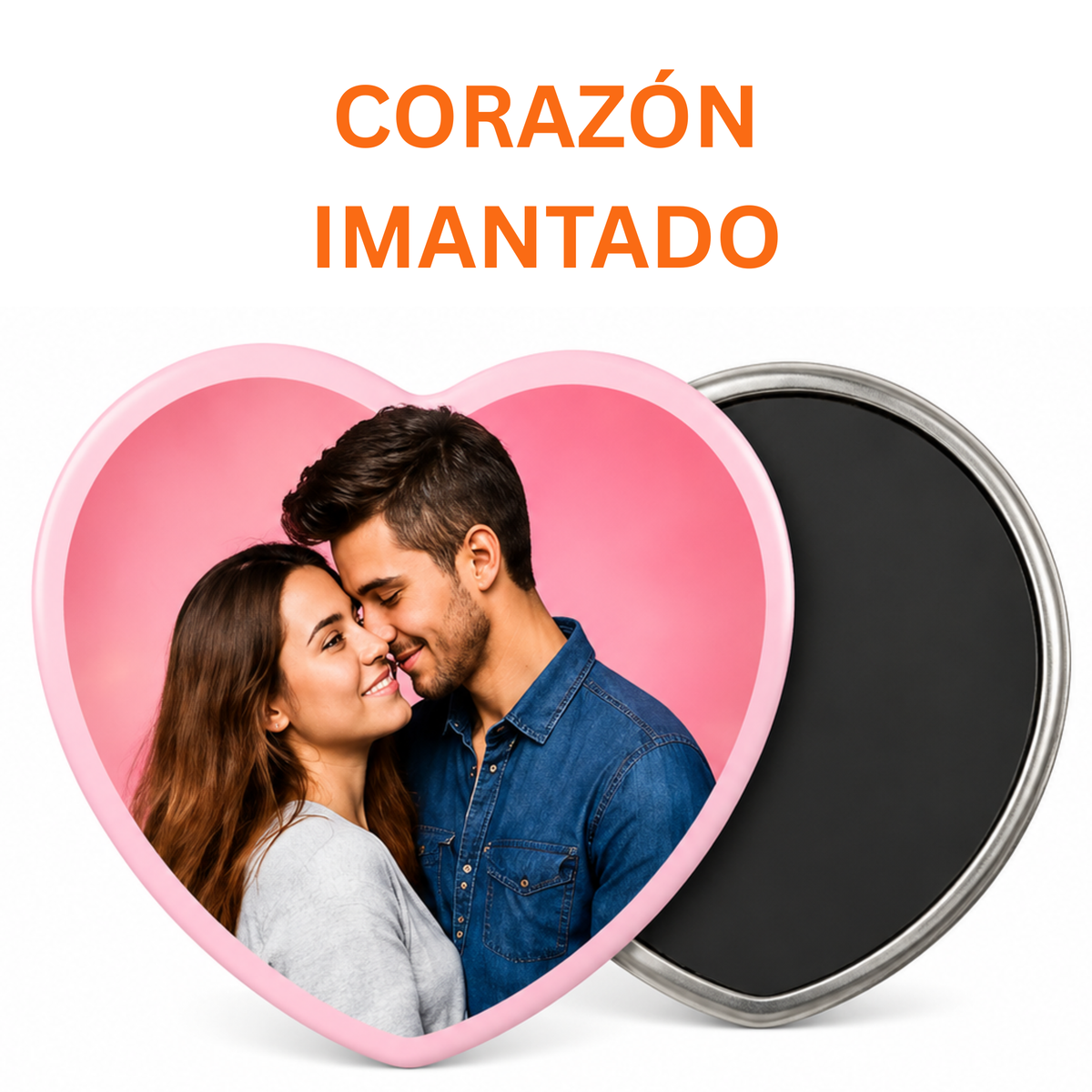 Imantado Corazón Personalizable | 50 unidades