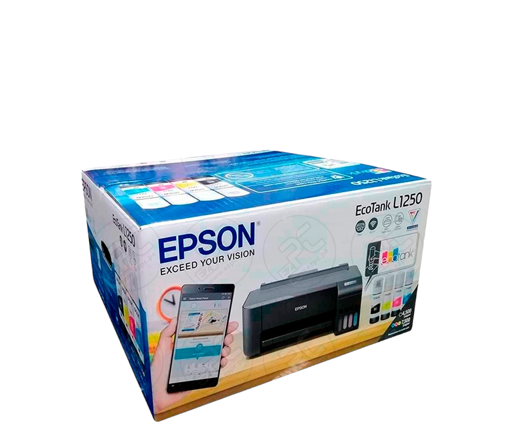Impresora Epson L1250 Wifi Combo de sublimación 4 en 1+ Papel