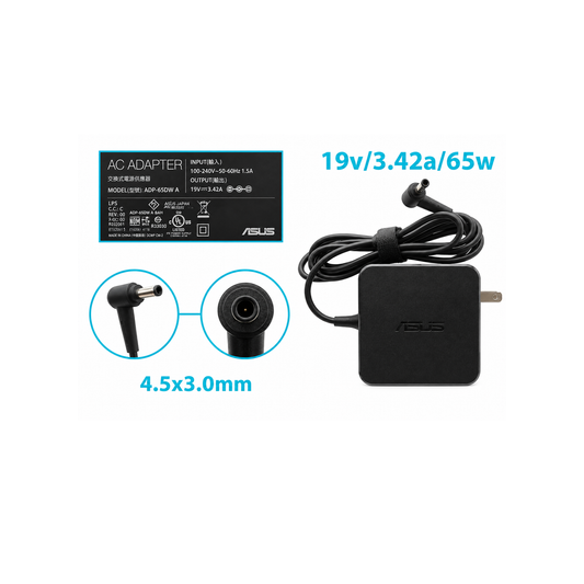 Cargador Original para Laptop Asus Punta Aguja 19V 3.42A