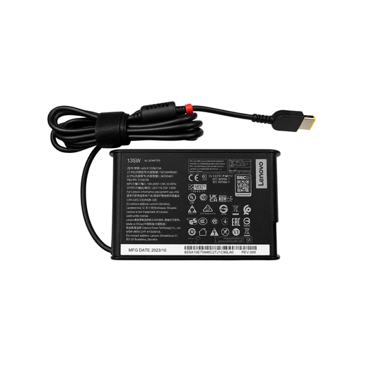 Cargador Lenovo 20v 6.75a Legion 135Wats Original Type USB Slim