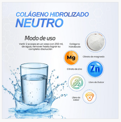 Colágeno Hidrolizado Arandanos Flor de Jamaica Magnesio Fresa Fórmula V 1.1 kg