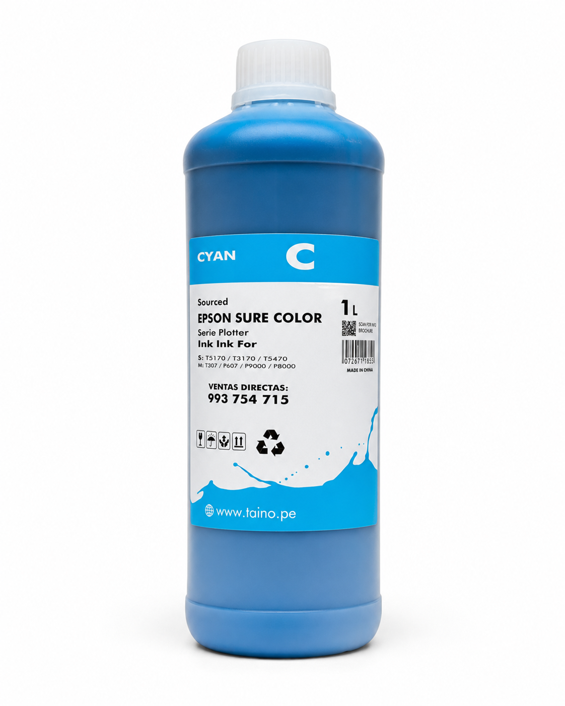 Tinta Plotter SureColor Epson 1 Litro Black MB Mate Cian Yellow Magenta