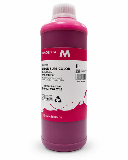 Tinta Plotter SureColor Epson 1 Litro Black MB Mate Cian Yellow Magenta