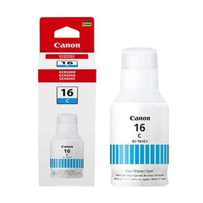 Tintas Canon GI16 Maxify Original Gx6010/gx7010 170ml Black Cian Yellow Magenta - TAINO®