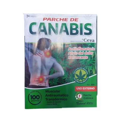 Parche de Canabis Antiflamatorio Alivio del Dolor Refrescante