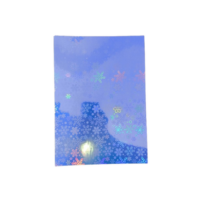 Vinil Holográfico Plateado Diseños Variados 20 hojas A4