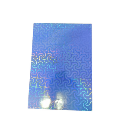 Vinil Holográfico Plateado Diseños Variados 20 hojas A4