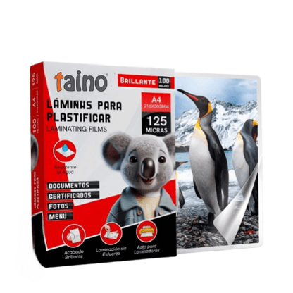 Micas para Enmicados A4 - 125 mic Paquete de 100 hojas