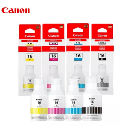 Tintas Canon GI16 Maxify Original Gx6010/gx7010 170ml Black Cian Yellow Magenta