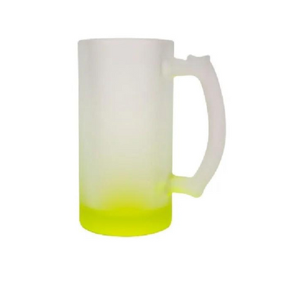 Shopero de Vidrio Empavonado Sublimable de 16oz Base de Color variados - TAINO®