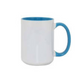 Taza de 15onz Fondo y Asa de Color - TAINO®
