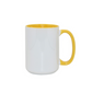 Taza de 15onz Fondo y Asa de Color - TAINO®