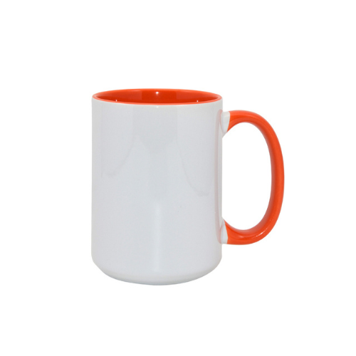 Taza de 15onz Fondo y Asa de Color - TAINO®