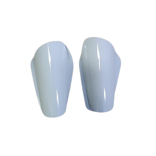 Canillera Sublimable Para Fútbol Tallas XS S M L Color Blanco