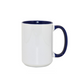 Taza de 15onz Fondo y Asa de Color - TAINO®