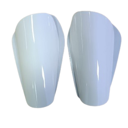 Canillera Sublimable Para Fútbol Tallas XS S M L Color Blanco - TAINO®