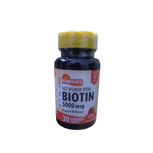 Biotin 30 Tabletas Disolución Rápida 5000mcg