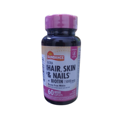 Cabello Piel y Uñas 60 Tabletas Recubiertas 5000mcg