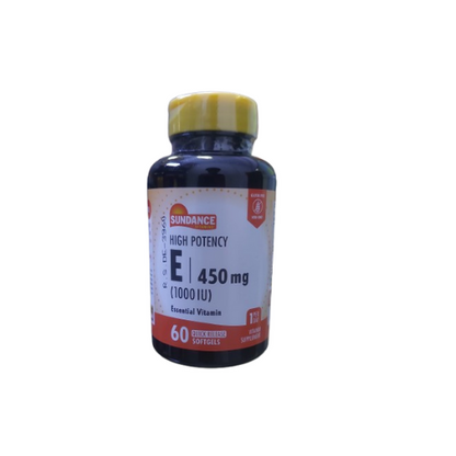 Vitamina E 60 Cápsulas Blandas 1000IU 450mg
