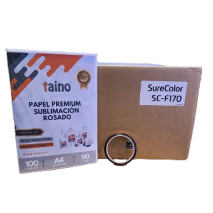 Impresora Epson SureColor F170 de Subimación ORIGINAL Papel Sublimación Cinta Térmica