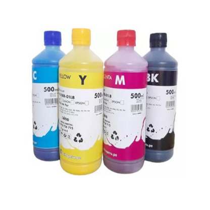 Tinta Pigmentada 1/2 Litro Inktec Negro Cyan Yellow Magenta - TAINO®