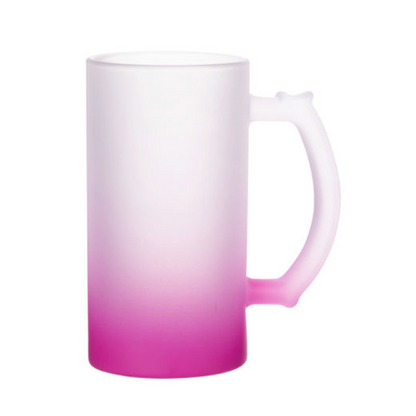 Shopero de Vidrio Empavonado Sublimable de 16oz Base de Color variados - TAINO®