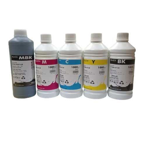 Tinta Pack Plotter Canon IPF 1 Litro Black Cian Yellow Magenta MBK Mate