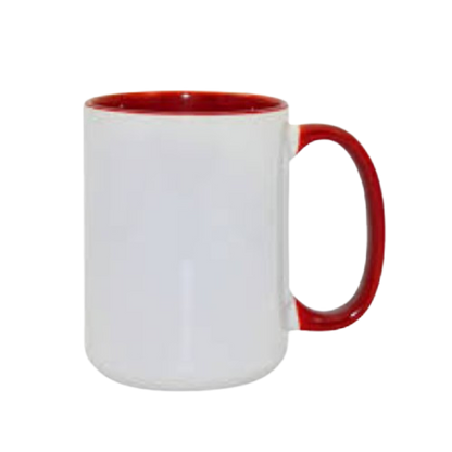 Taza de 15onz Fondo y Asa de Color - TAINO®