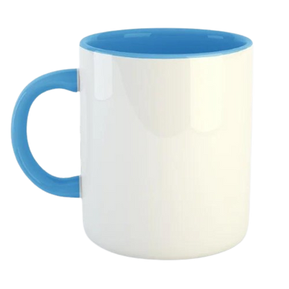 Taza de 11onz Fondo y Asa de Color - TAINO®