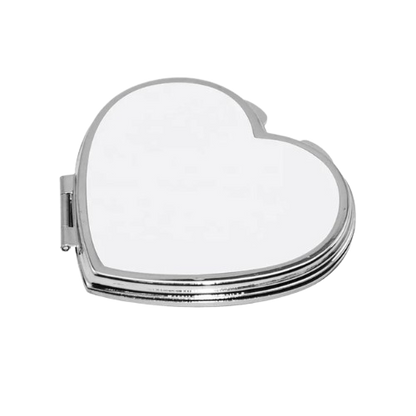 Espejo Sublimable Metálico Modelo Corazón - TAINO®