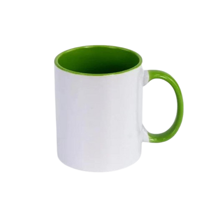 Taza de 11onz Fondo y Asa de Color - TAINO®