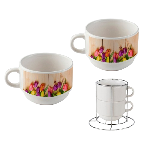 Set de Taza de Café para sublimar - 6oz