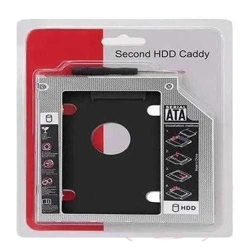 Second Caddy 9.5mm/ 12.7mm Sata 3.0, 2.5 Hdd Ssd Cady Laptop