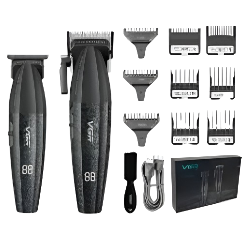 Combo Profesional VGR V-640 Cortadora + Trimmer y Accesorios