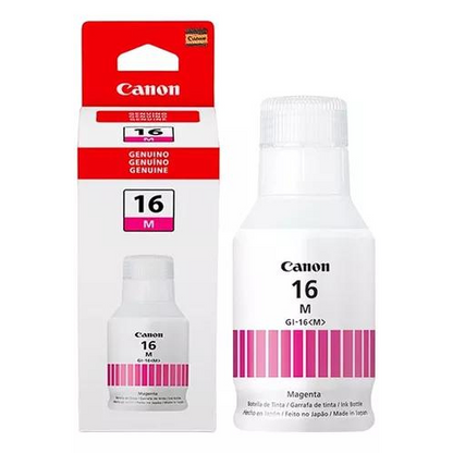 Tintas Canon GI16 Maxify Original Gx6010/gx7010 170ml Black Cian Yellow Magenta - TAINO®
