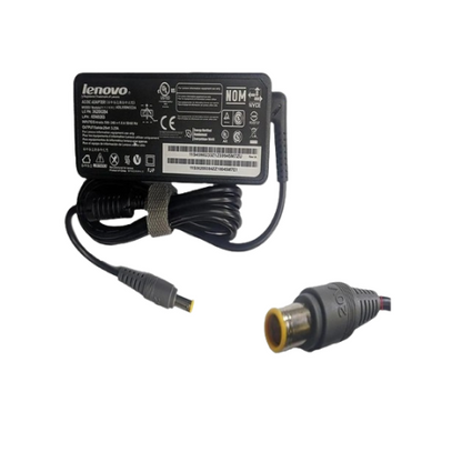 Cargador LENOVO 20v 3.25a Punta Aguja Cable Corriente - TAINO®