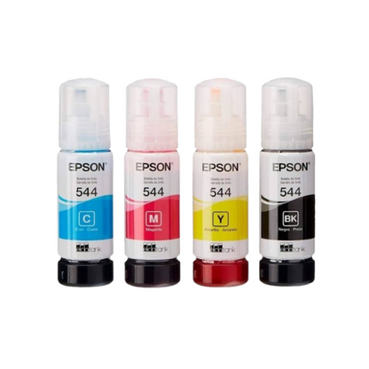 Tinta Epson 544 Original Serie L3110 L3150 L3160 L4150 L5190 Black Cian Yellow Magenta - TAINO®