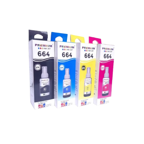 Pack Tinta Epson 664 Premium Negro Cian Yellow Magenta