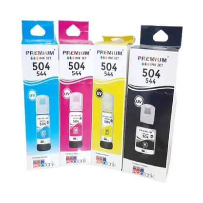 Pack Tinta Epson 504-544 Premium Negro Cian Yellow Magenta - TAINO®