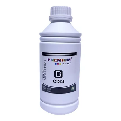 Tinta Black Premium 1 Litro Para Impresoras Ciss Hp Canon Epson Brother - TAINO®