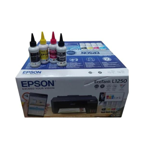 Combo comestible: Impresora Epson L1250 Wifi + 4 Tintas Vegetal 100ml