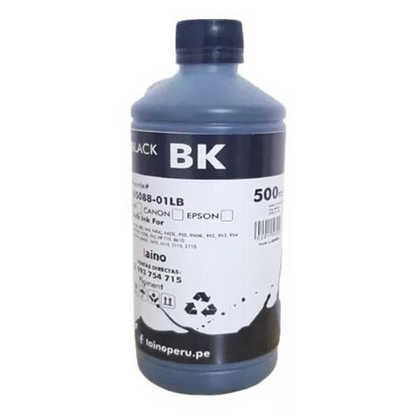 Tinta Pigmentada 1/2 Litro Inktec Negro Cyan Yellow Magenta - TAINO®