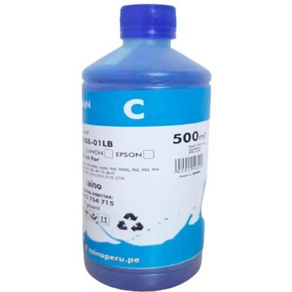 Tinta Pigmentada 1/2 Litro Inktec Negro Cyan Yellow Magenta - TAINO®