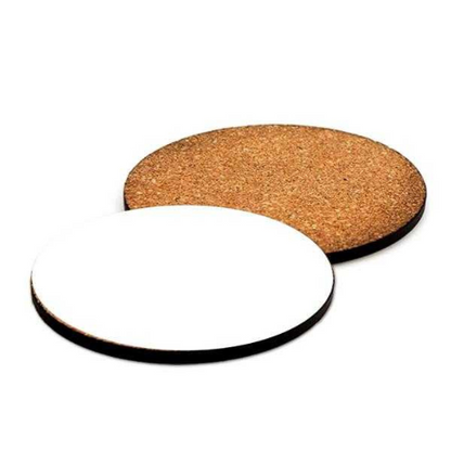 Posa Vasos Sublimable Redondo 10x10 cm 2 Und - TAINO®