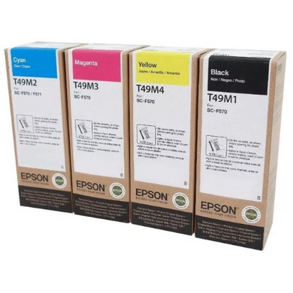 Tintas Epson Sublimacion T49M1 Original Black Cian Yellow Magenta - TAINO®